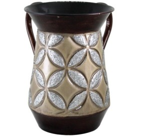 Wash Cup Tin Elegant Brown