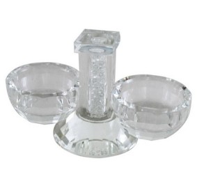 Crystal Salt Holder Glass Chip