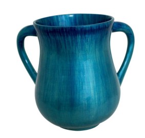 Wash Cup Aluminum Blue Turquoise Color