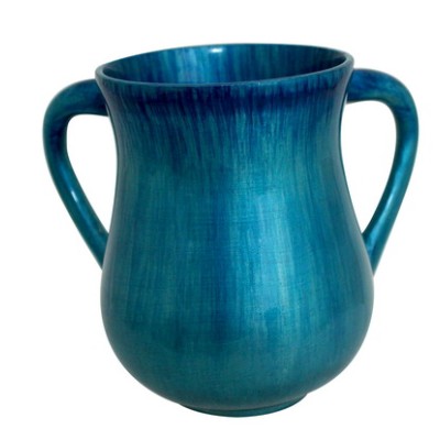 Wash Cup Aluminum Blue Turquoise Color