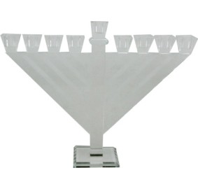 Crystal Rambam Menorah 60 cm