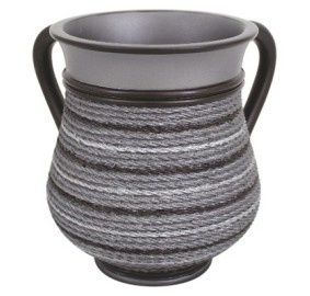 Wash Cup - Grey Rope