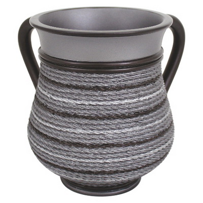 Wash Cup - Grey Rope