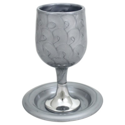 Kiddush Cup Aluminum Grey