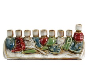 Menorah Ceramic Quaint Sports