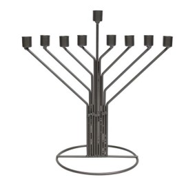 Menorah Rambam Silver