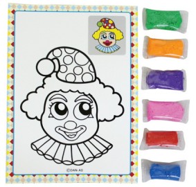 Purim Clown Clay Actvity