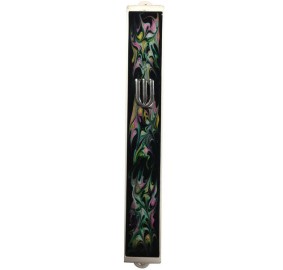 Mezuzah Cover Metal Colorful 10 cm