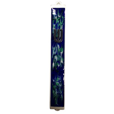 Mezuzah Cover Metal Colorful 10 cm