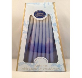 Deluxe Blue Chanuka Candles