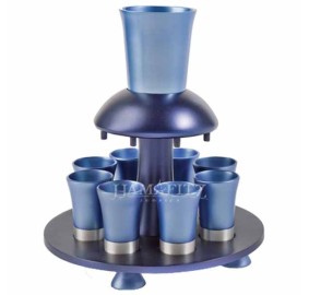 Anodized Aluminum Kiddush Fountain - Blue