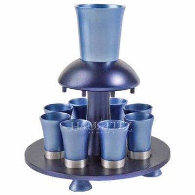 Anodized Aluminum Kiddush Fountain - Blue