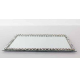 Mirrored Candlestick Tray