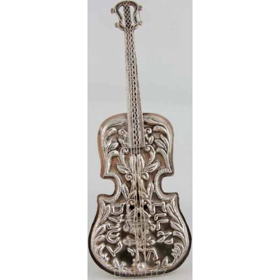 Sterling Silver Spice Holder - Violin