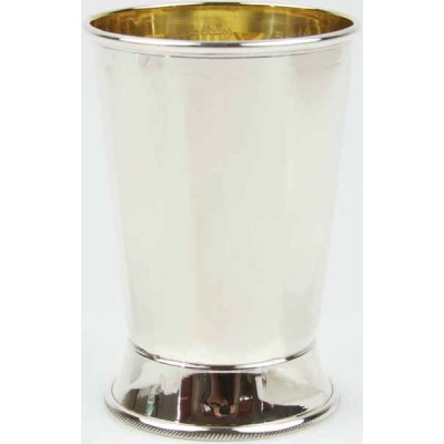 Sterling Silver Kiddush Cup - Brocho Hexagon Shape