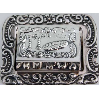 Matchbox Holder Sterling W/Tra