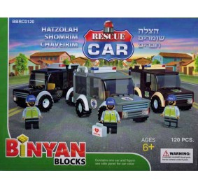 Binyan Blocks Rescue Car - Black