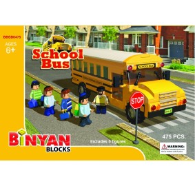 Binyan Blocks School Bus