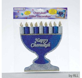 Chanukah Menorah Glitter