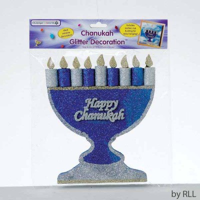 Chanukah Menorah Glitter