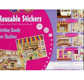 Shabbos Reusable Sticker Fun