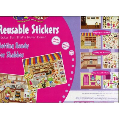 Shabbos Reusable Sticker Fun