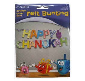 Happy Chanukah Felt Bunting