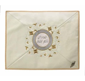 Challah Cover White Leather120