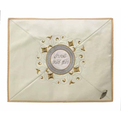 Challah Cover White Leather120