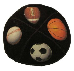 Clip Kippah Black Sports