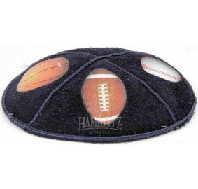 Clip Kippah Blue Sports Med.