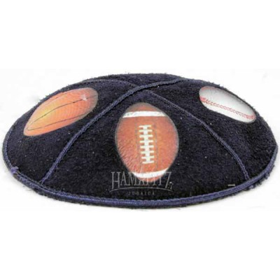 Clip Kippah Blue Sports Med.