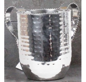 Washcup Hammered Beaded