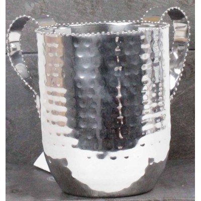 Washcup Hammered Beaded