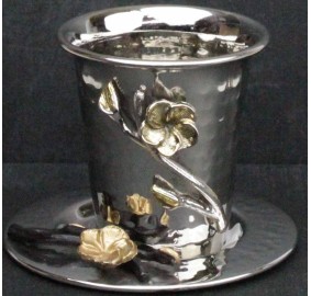 Kiddush Cup With Tray Sprinkle Cup