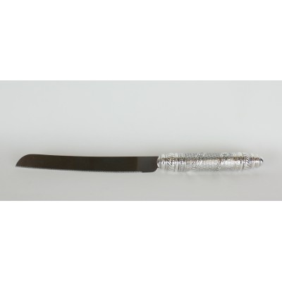 Challah Knife Silver Coat