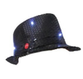 Black Hat w/ Flashing Lights