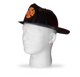 Fire Helmet Black - Kids