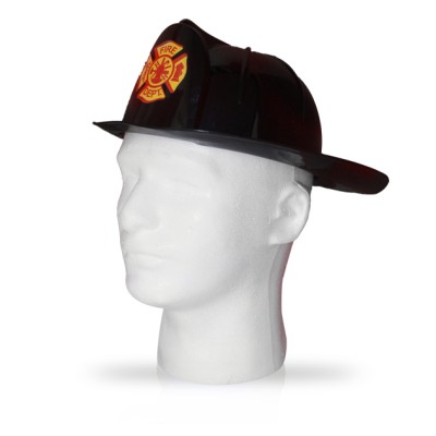 Fire Helmet Black - Kids