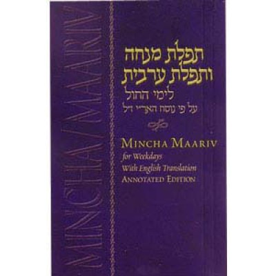Mincha Maariv H/E Annotated