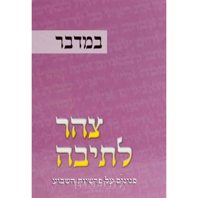 Tzohar L'teivah 4 - Bamidbar