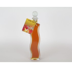 Decorative Honey Bottle - Waved - Tall With Tassel