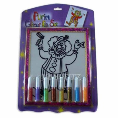 Purim Glitter Pen Set