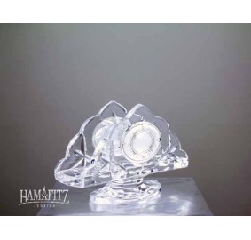 Crystal & Silver Napkin Holder