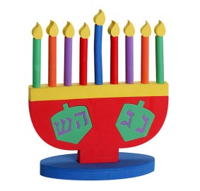 Foam Chanukah Menorah