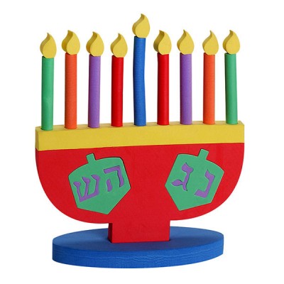 Foam Chanukah Menorah