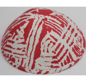 Kippah - Orange Splatter