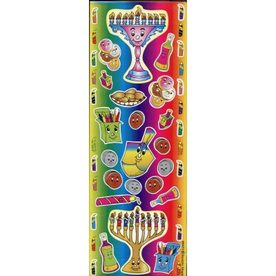 Chanukah Stickers Die Cut