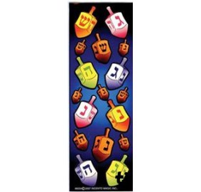 Chanukah Stickers Dreidels