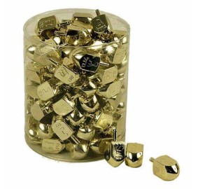 Gold Plated Dreidels